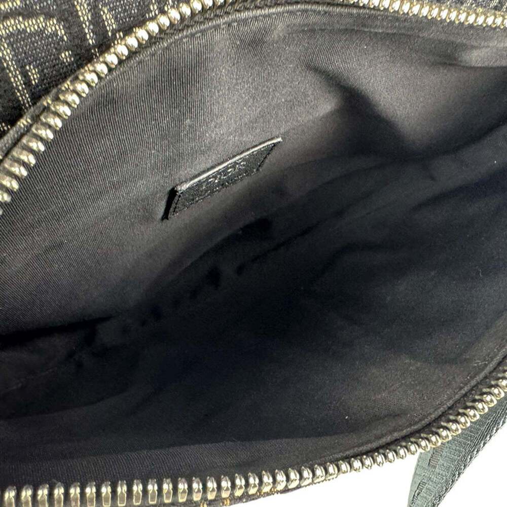 CHRISTIAN DIOR Black Canvas Shoulder Bag - Picture 5 of 12